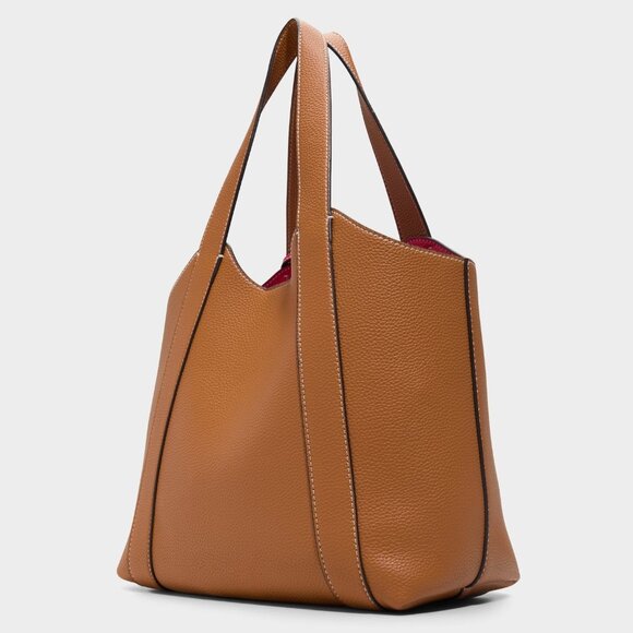 Locked Up Chocolate Rose Satchel Bag - Picture 3 of 3